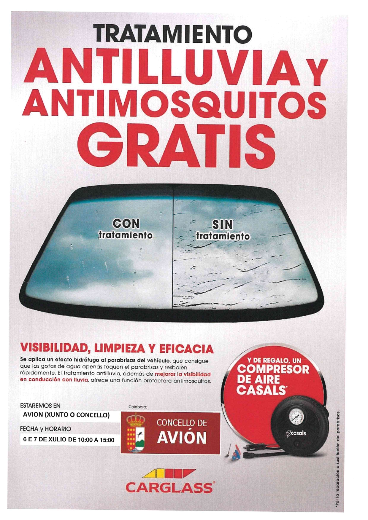 Tratamiento antilluvia Carglass® España 