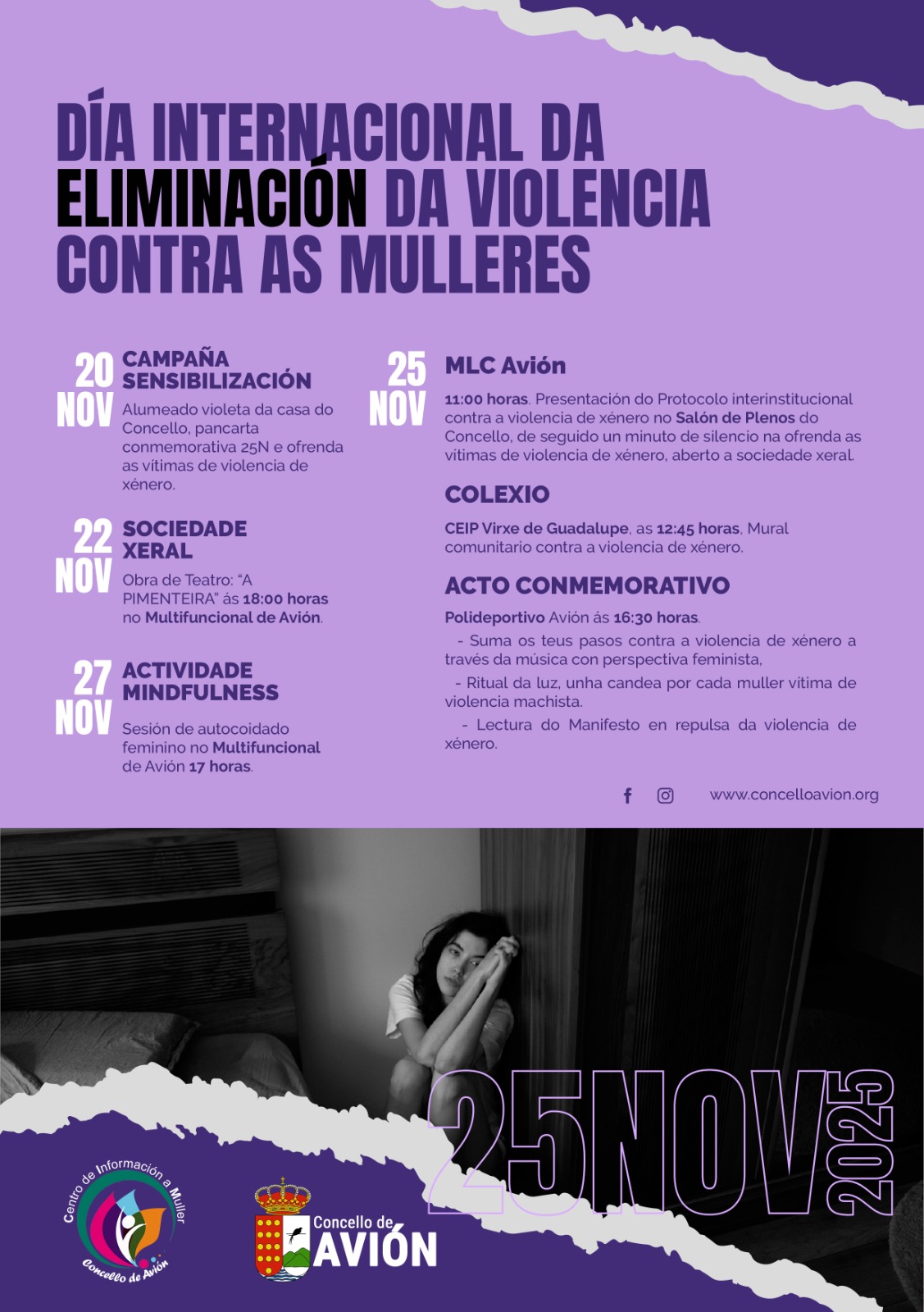 Programación actos conmemorativos 25N