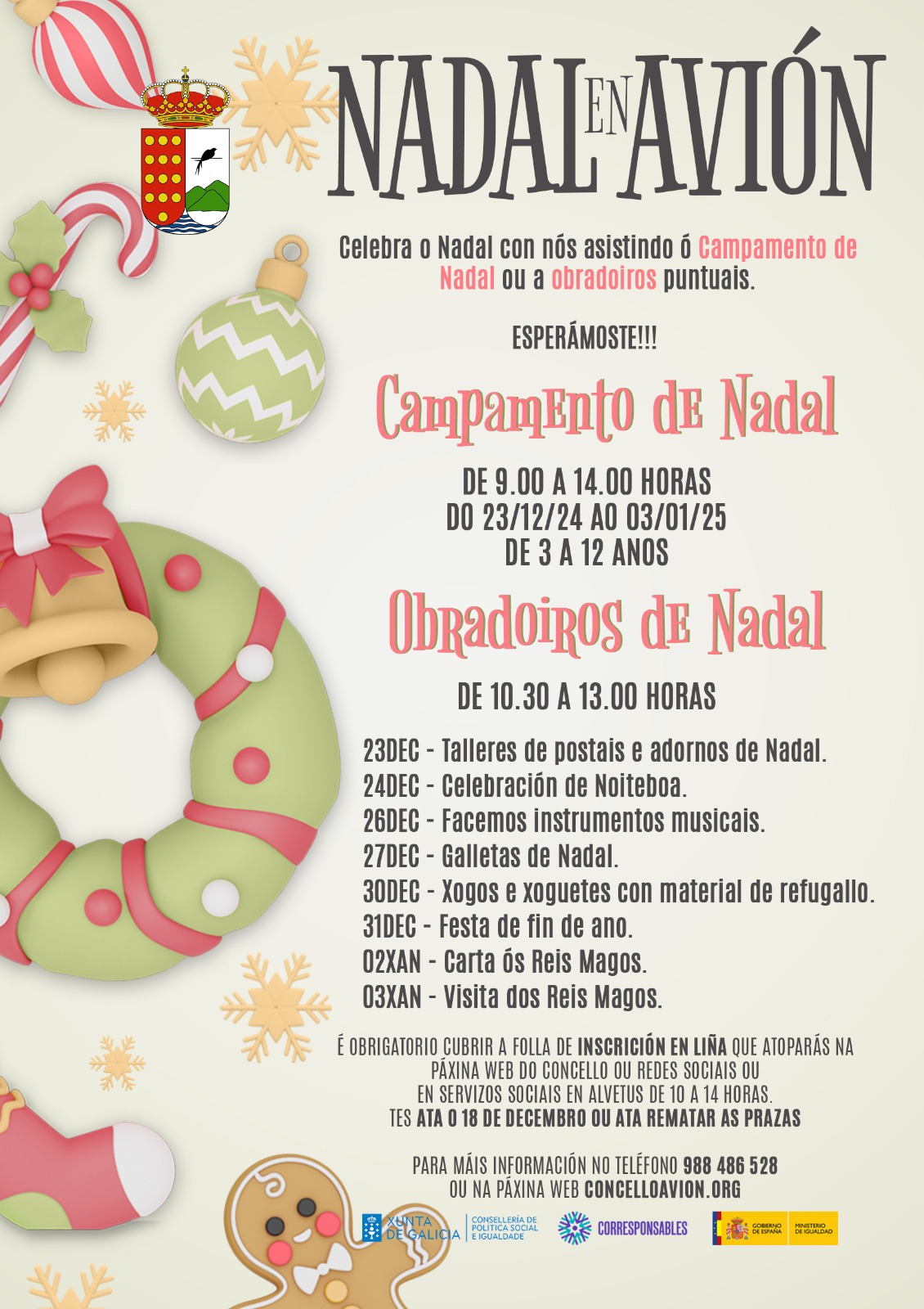 Campamento e Obradoiros de Nadal